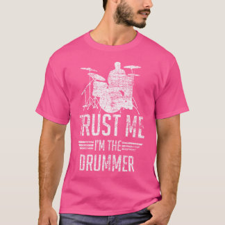 Drums Lita på mig att jag är Drummer Gifts Drums T Shirt