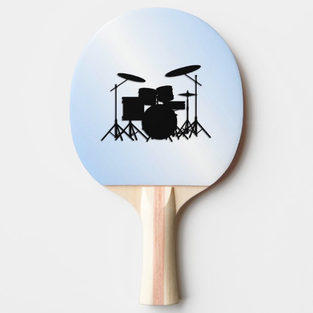 Drums Music Design Blue Pingisracket (Framsidan)