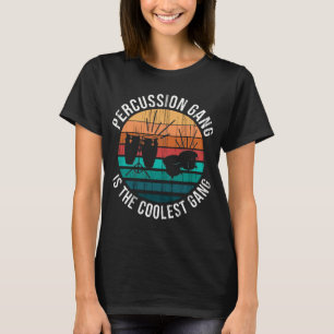 Drums Percussion Bongos Congas Music Drummer T Shirt