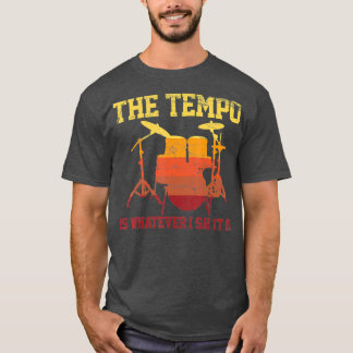 Drums Player Drummer Drumming Funny Retro Gift T Shirt