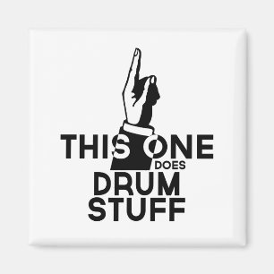 Drums Saker - Lustig Drums Music Magnet
