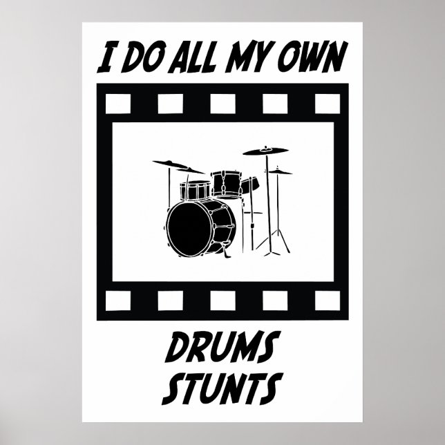 Drums Stunts Poster (Framsidan)