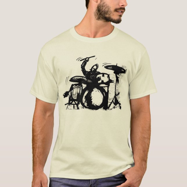 Drums Tee Shirt (Framsida)