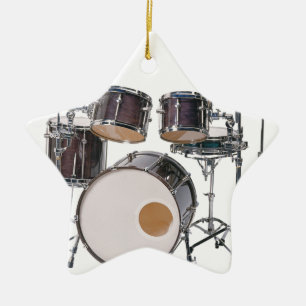 Drums Verktyg Percussion Music Concert Julgransprydnad Keramik