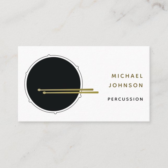 Drums Visitkort (Framsida)