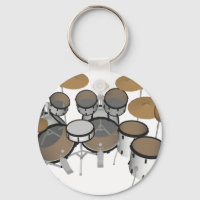 Drums: Vit trumsats: 3D-modell: