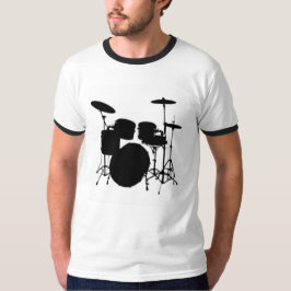 Drumset manar T-tröja T Shirt