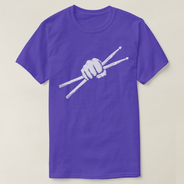 Drumsticks Drummer Drumset Drumset Drums Gift T Shirt (Design framsida)