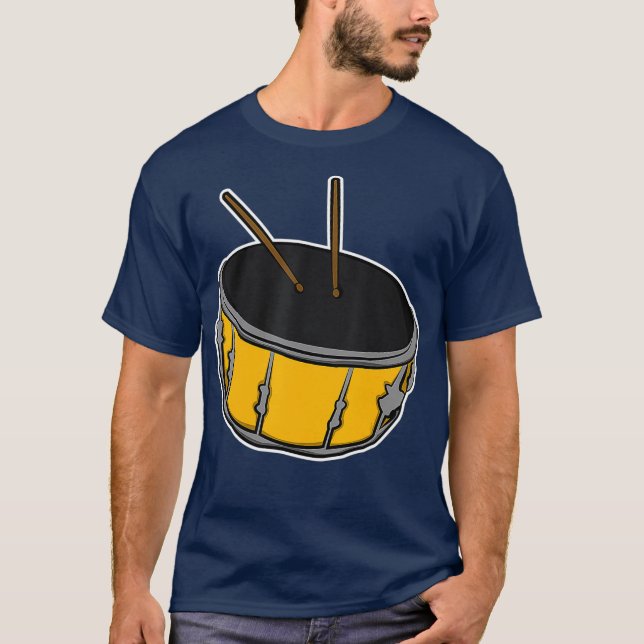 Drumsticks Marching Band Drummer Gift Drums T Shirt (Framsida)