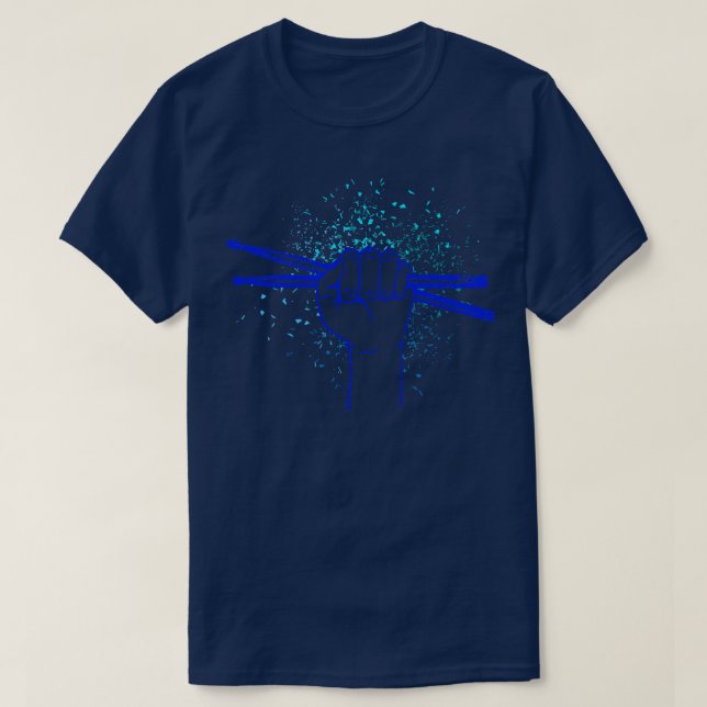 Drumsticks Sten Drummer Drummer T Shirt (Design framsida)