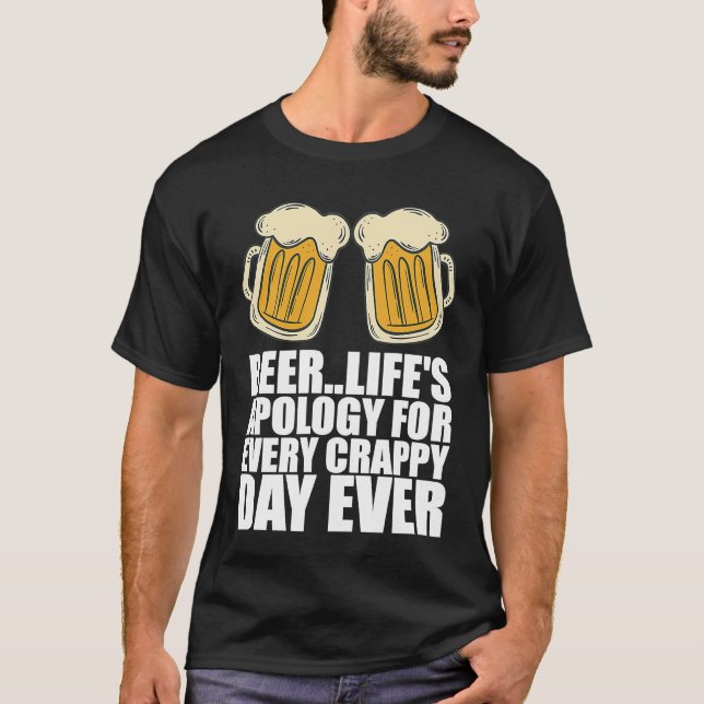 Drunk Brewmaster Dublin T Shirt (Framsida)