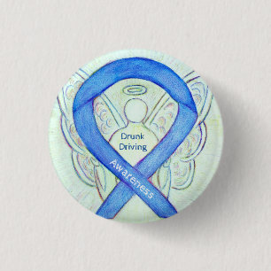 Drunk Driving Angel Awareness Ribbon Stift Knapp