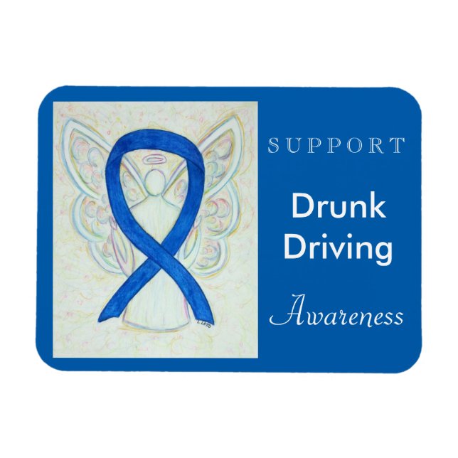 Drunk Driving Awareness Angel Anpassningsbar Magne Magnet (Horisontell)