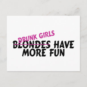 Drunk Girls har mer Roligt Vykort