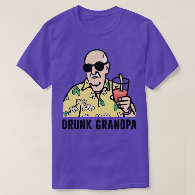 Drunk Grandpa T Shirt (Design framsida)
