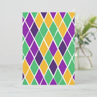 Drunk Harlequin Julkort