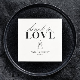 Drunk i Kärlek Bröllop Möhippa Pappersservett