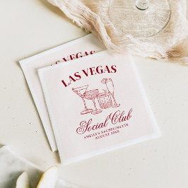 Drunk i Kärlek Cocktails Bachelorette Social Klubb Pappersservett