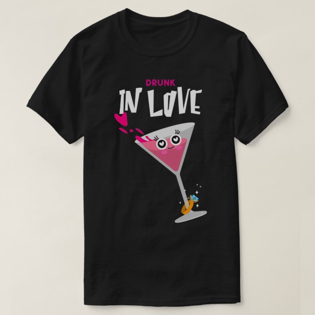Drunk i kärlek t shirt (Design framsida)