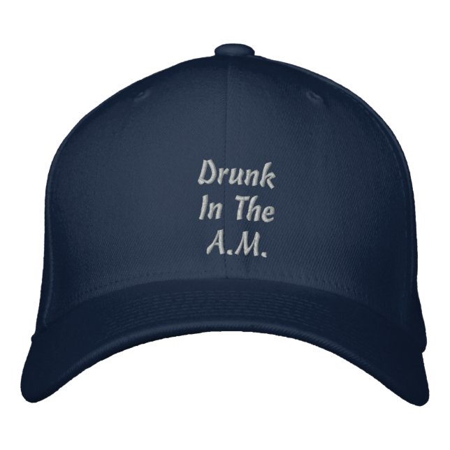 Drunk in A.M. Broderad Keps (Framsida)