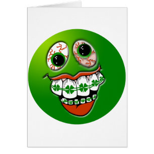 Drunk Leprechaun Hälsningskort