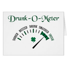 Drunk Meter Hälsningskort