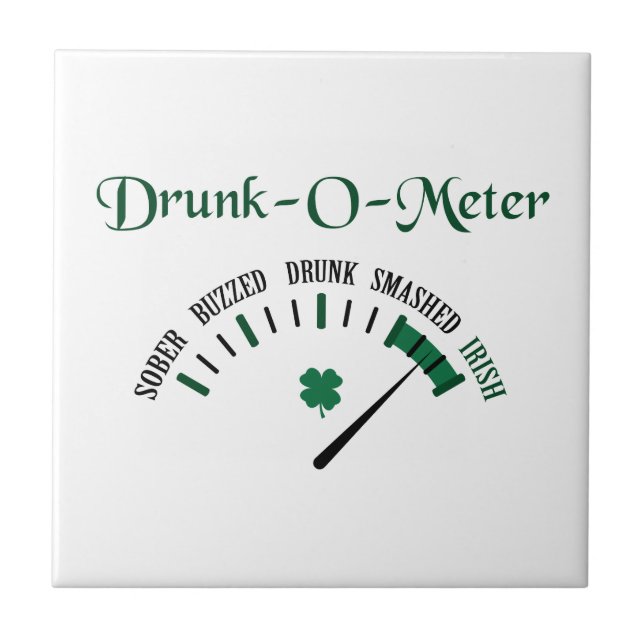 Drunk Meter Kakelplatta (Framsidan)
