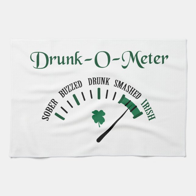 Drunk Meter Kökshandduk (Horisontell)
