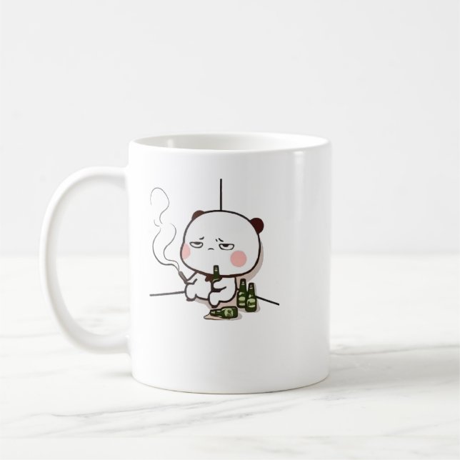Drunk Panda Kaffemugg (Vänster)