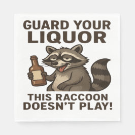 Drunk Raccoon Pappersservett