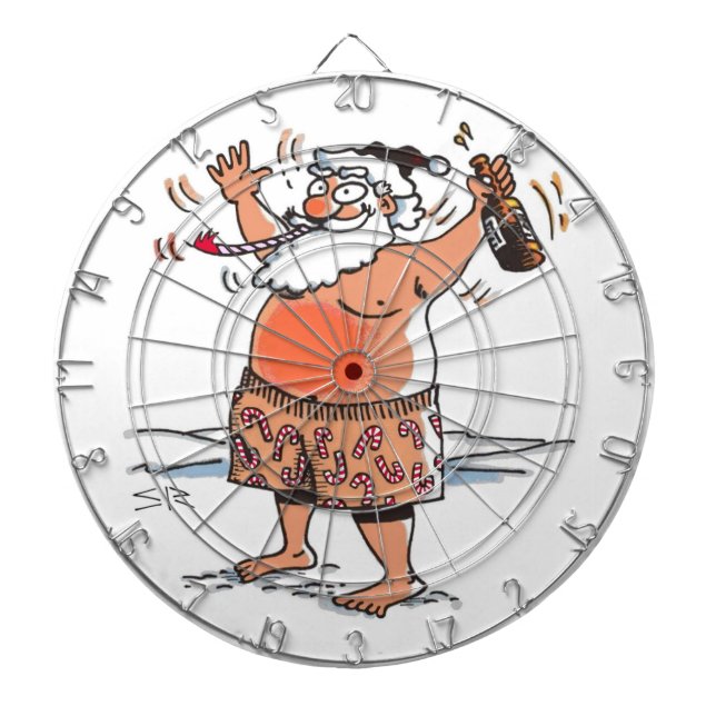 Drunk Santa dartboard Darttavla (Framsidan)