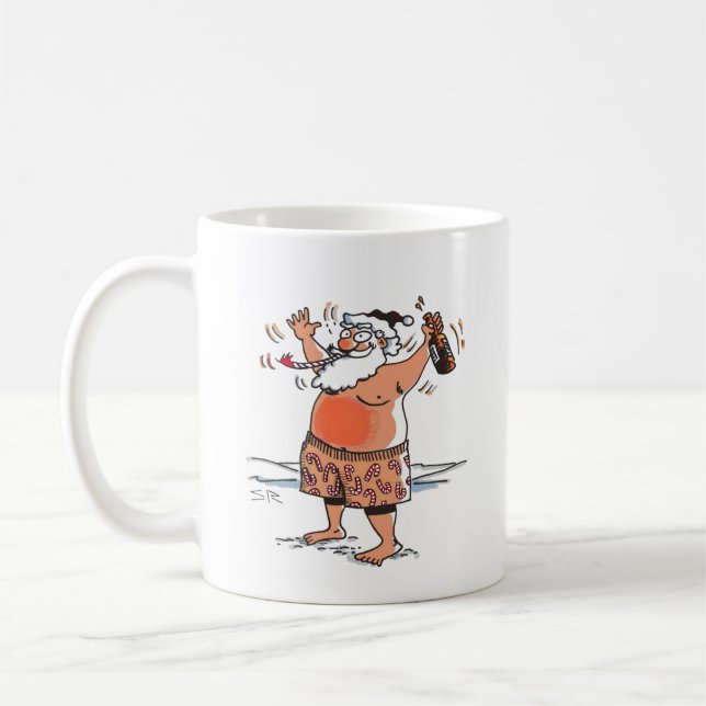 Drunk Santa mugg (Vänster)