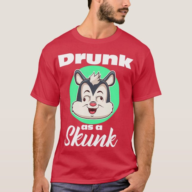 Drunk som Skunk TShirt Craft Beer Shirt IPA T (Framsida)