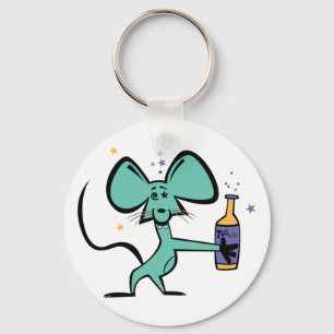 Drunk Tequila Mouse Nyckelring