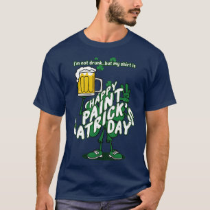 Drunk TShirt Saint Patricks Day Shamrock T Shirt