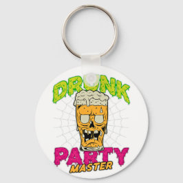Drunk Zombie Keychain Nyckelring