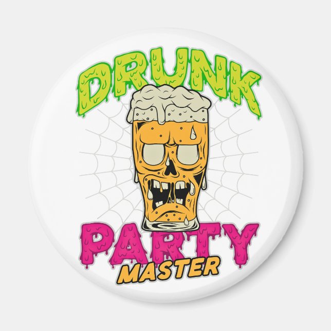 Drunk Zombie Magnet (Framsidan)
