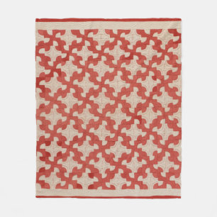 Drunkard's Väg quilt Fleecefilt
