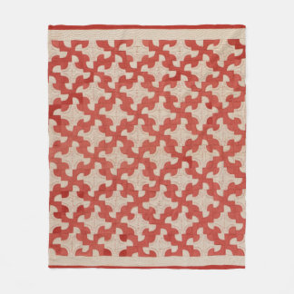 Drunkard's Väg quilt Fleecefilt