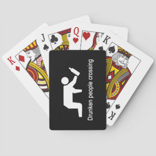 Drunken folk som korsar ⚠ thailändsk ⚠ casinokort