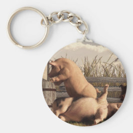 Drunken Grisar Nyckelring