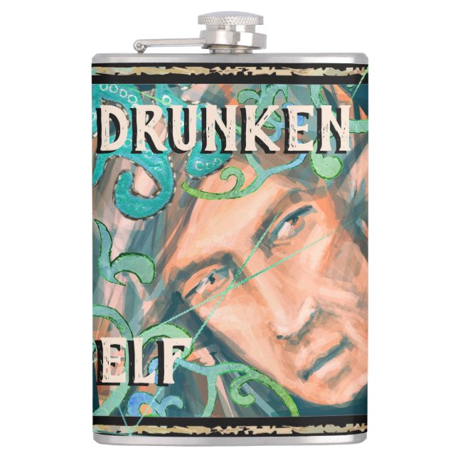 Drunken Grönt Wood Elf Elvish Brew Fickplunta (Framsidan)