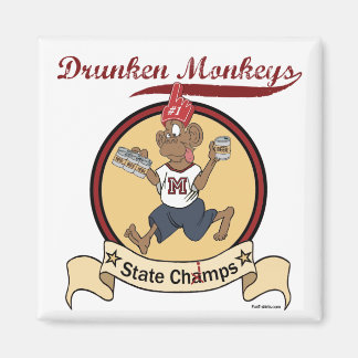 Drunken Monkey magnet