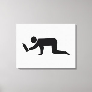 Drunken People Canvastryck