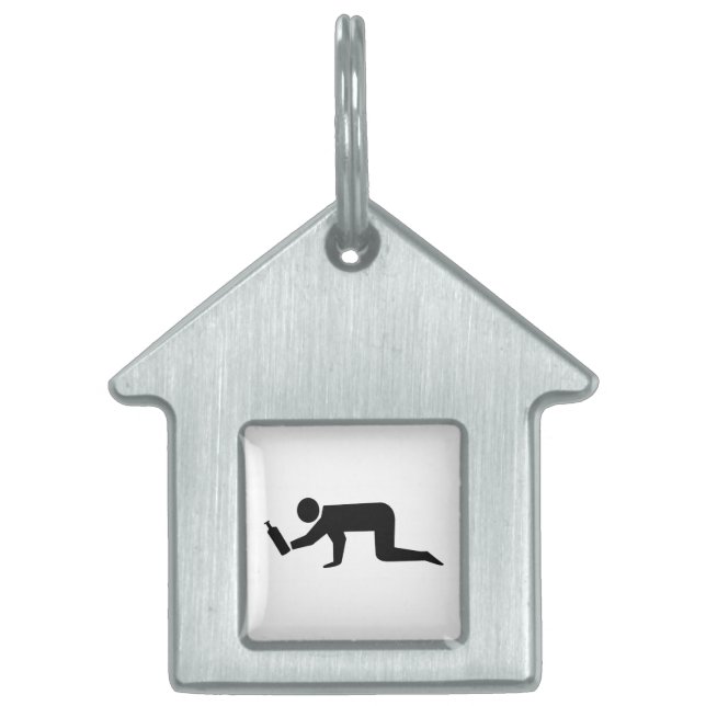 Drunken People ID-bricka Husdjur (Framsidan)