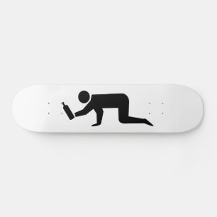 Drunken People Mini Skateboard Bräda 18,5 Cm