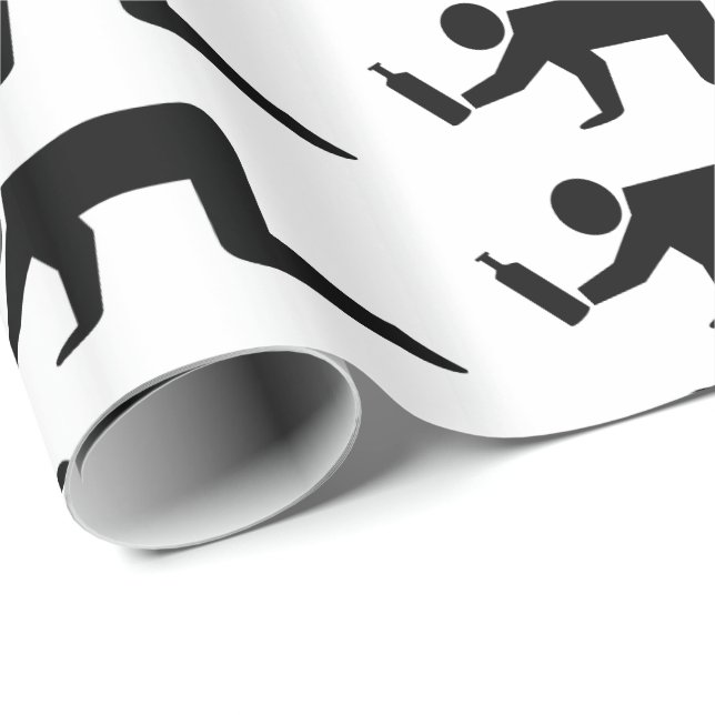 Drunken People Presentpapper (Rullad Hörn)