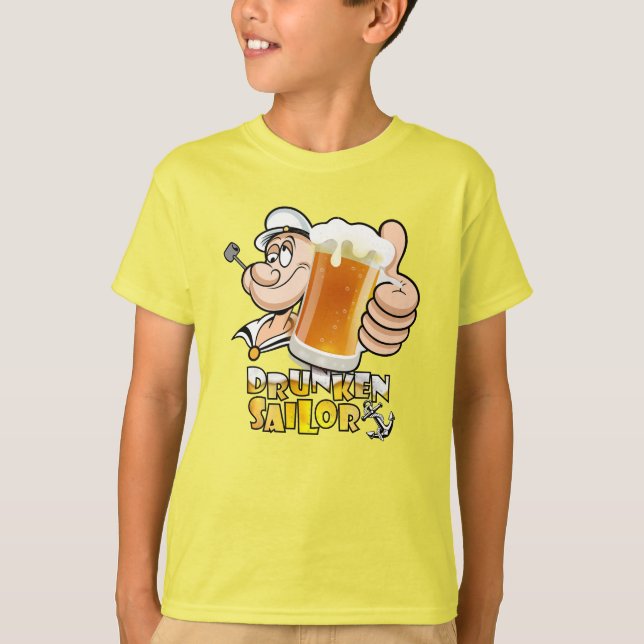 Drunken Sailor | Barn T Shirt (Framsida)