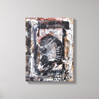 Drunken Självporträtt Wrapped Canvas