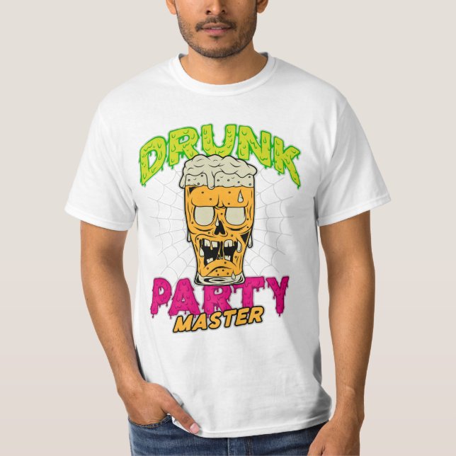 Drunken Zombie T Shirt (Framsida)